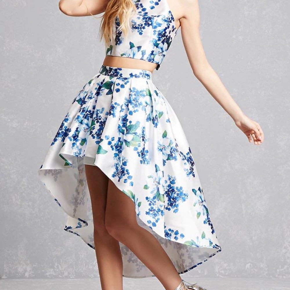 Forever 21 Floral Top ans Skirt